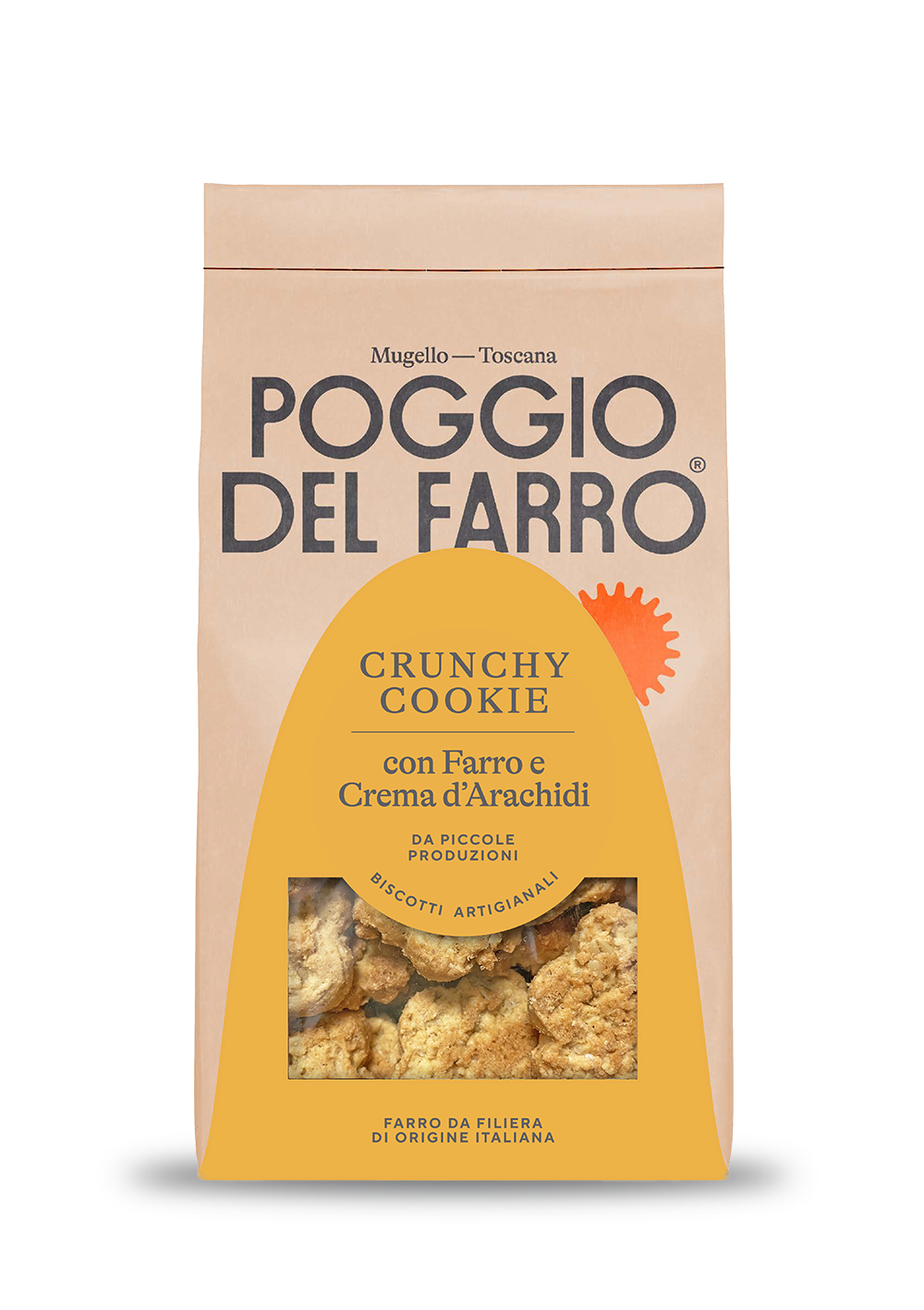 BISCOTTO FARRO CRUNCHY CREMA ARACHIDI 200G