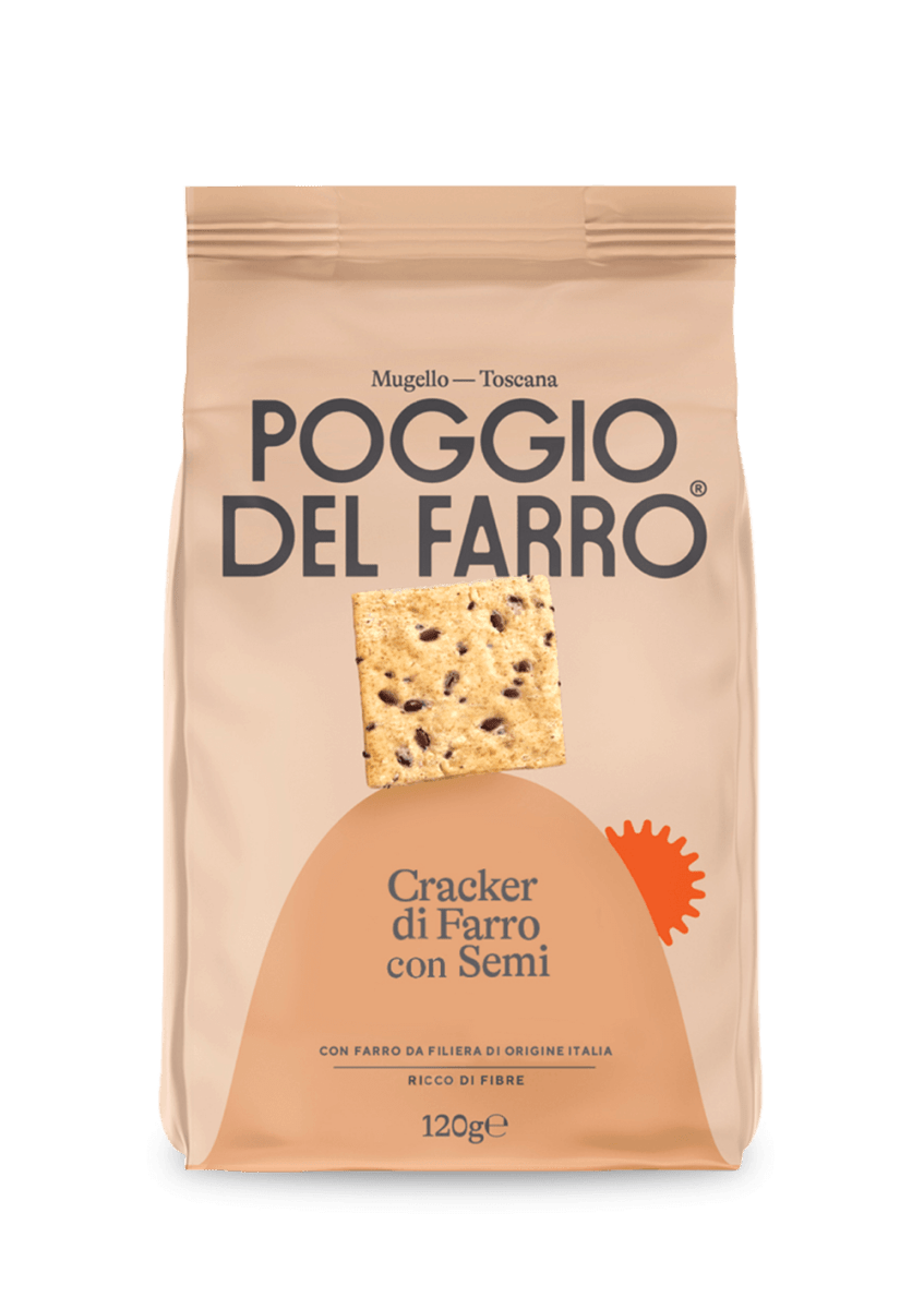 Cracker di Farro con Mix di Semi