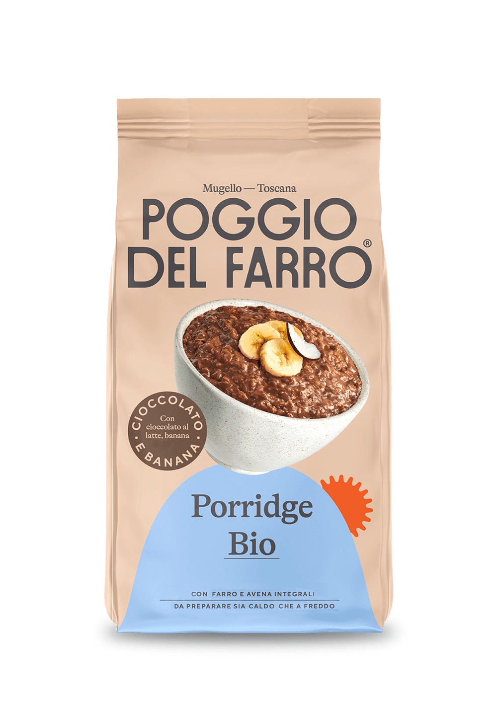 Porridge con Cioccolato e Banana Bio