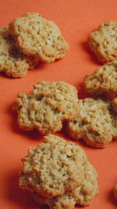 Crunchy cookie artigianali al farro e Semi di Chia Poggio del Farro, vista a 360 gradi